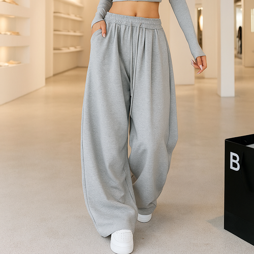 "Cloud Vibe – Baggy Fit Joggers"