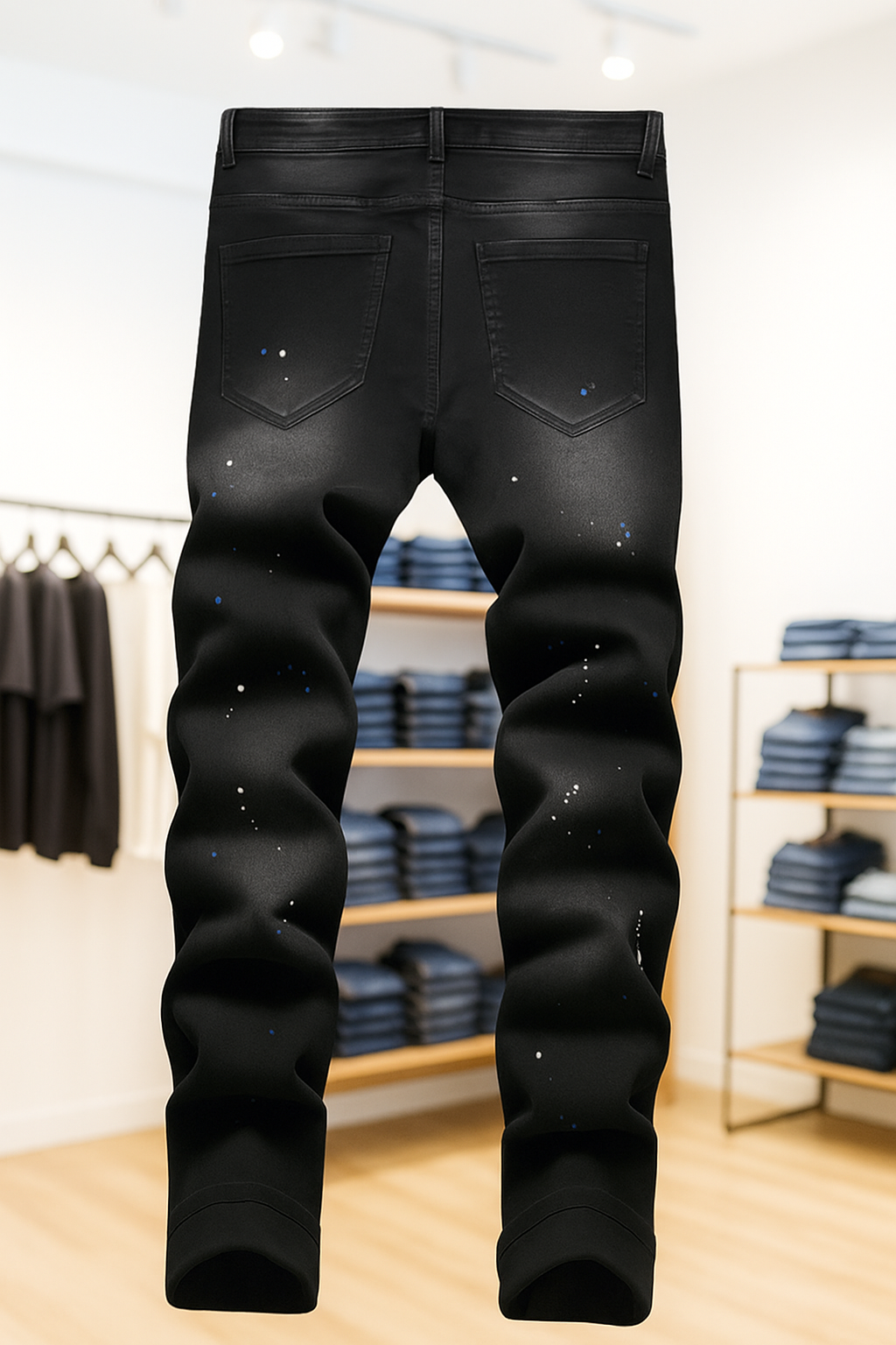 Urban Strike Distressed Denim – Blackout with Color Pops