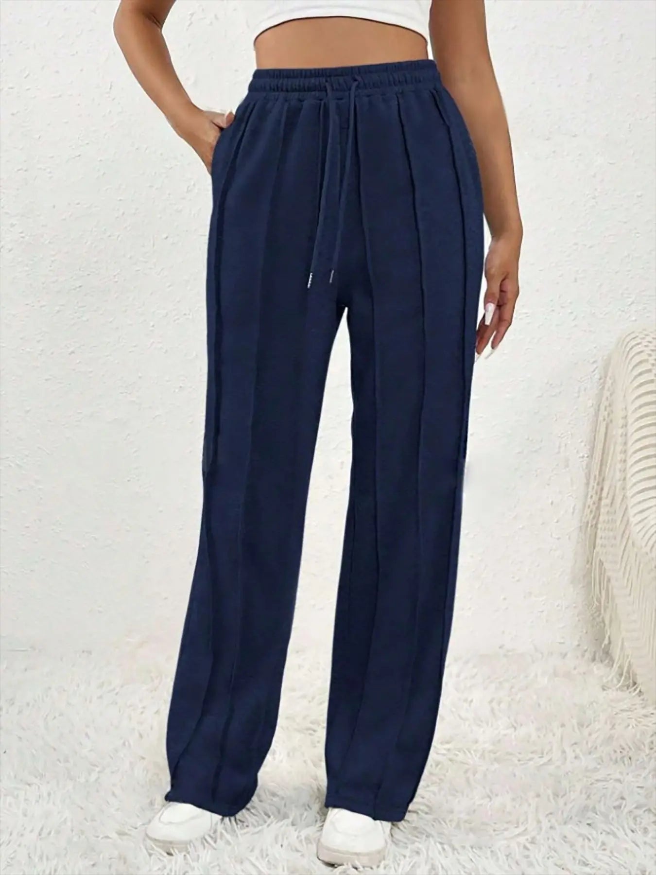 "Glow Stride – Retro Sport Pants"